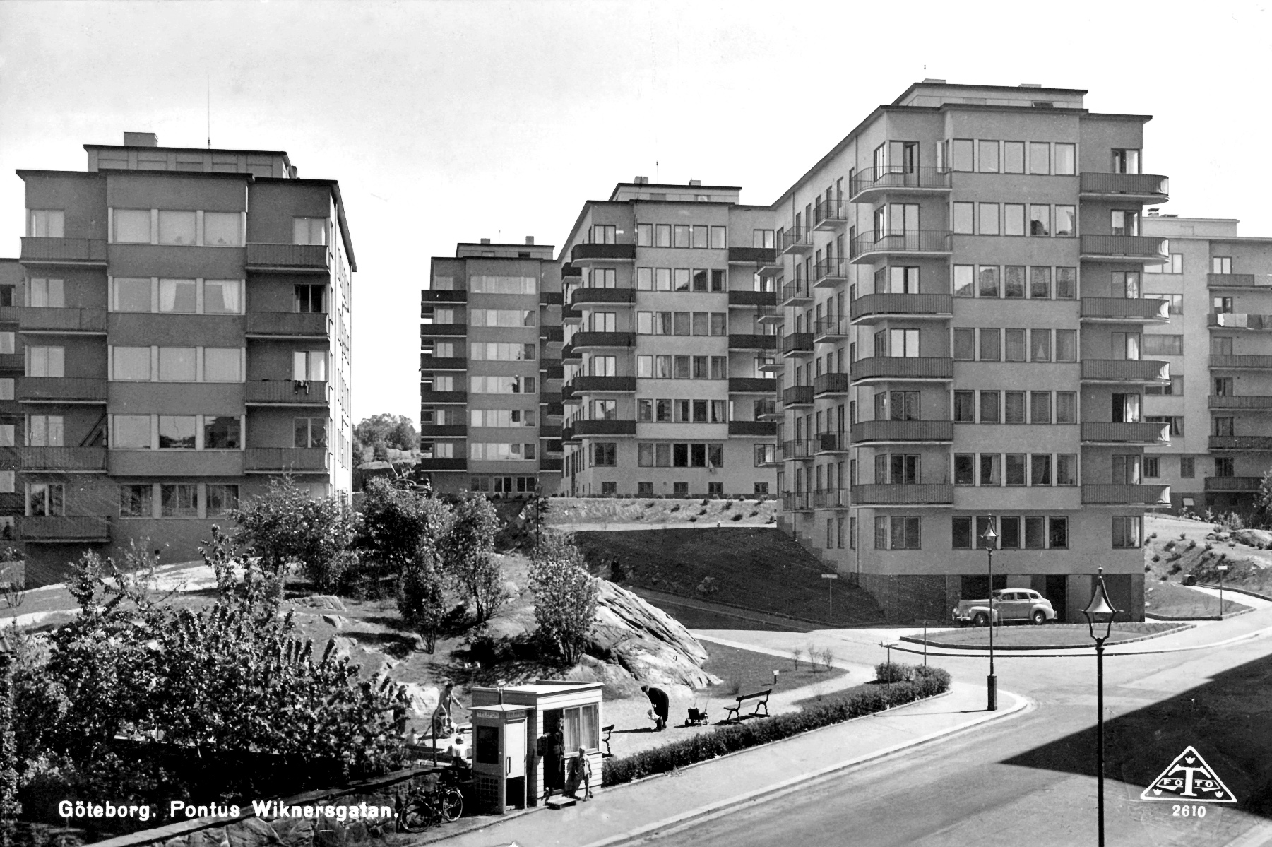 Historisk bild på Viktor Rydbergsgatan 30